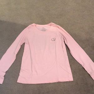 light pink long sleeve top